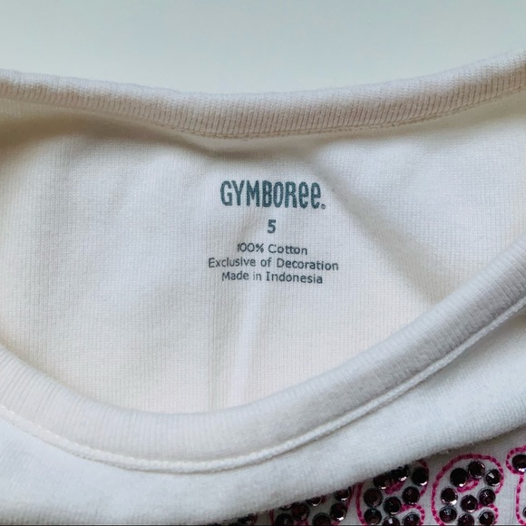 Gymboree ivory L/S Graphic T shirt and Plaid Jumper - Girls 5 - Picture 11 of 11